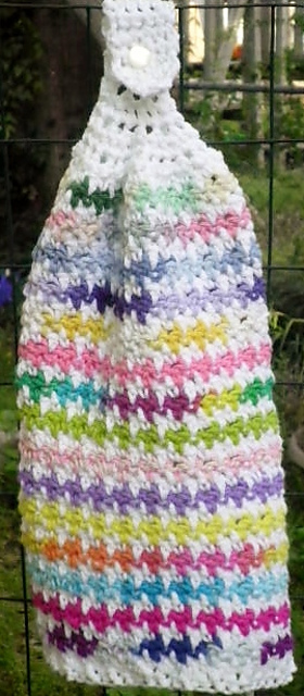 Use Up Those Scraps! Hanging Dishtowel & Cloth