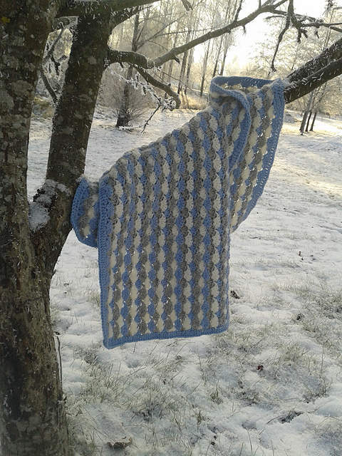 Stroller blanket, Waves