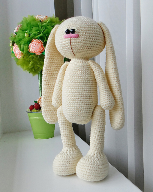 Ravelry: rabbit Mila 32 cm pattern by Solovieva Natalia