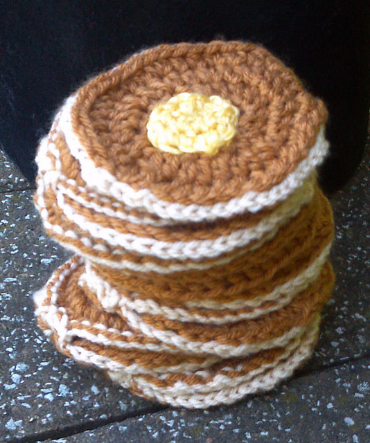 Super Easy Pancake Scarf