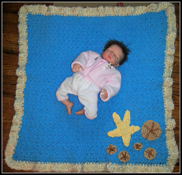 Tidal Pool Baby Blanket