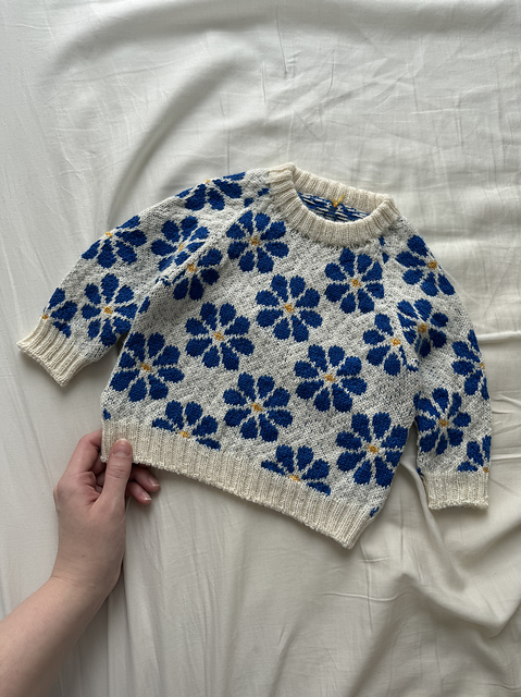 Ravelry: Daisy Sweater Mini pattern by Solvara Knitwear