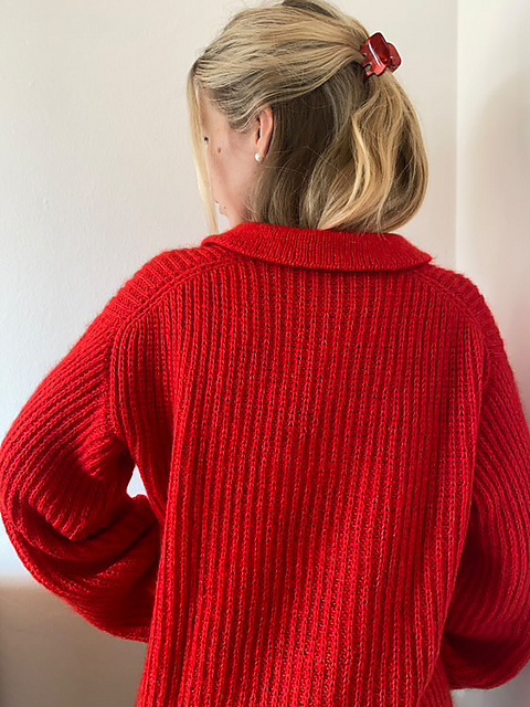 Ravelry: Somegood Collar Sweater pattern by Lisa Winterberg