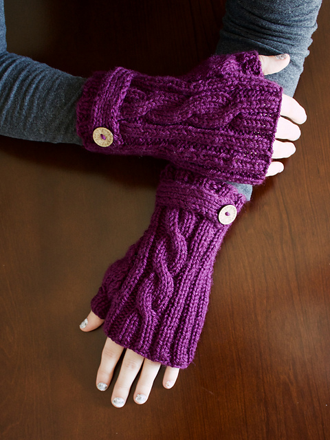 Jammin' Fingerless Mittens
