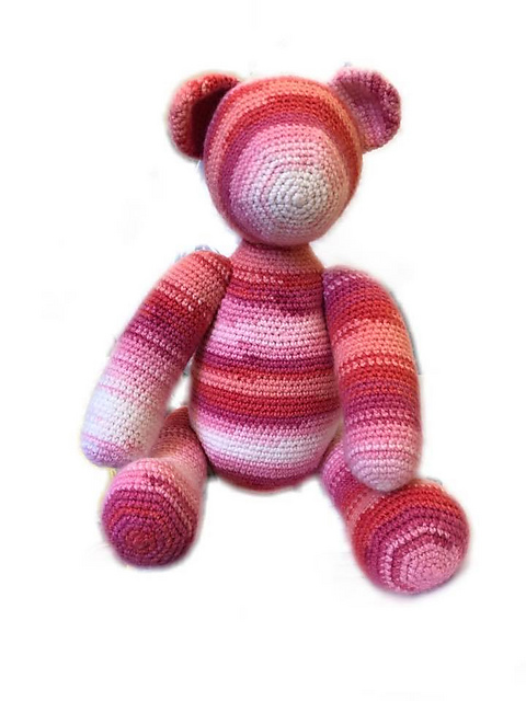 Large crochet teddy
