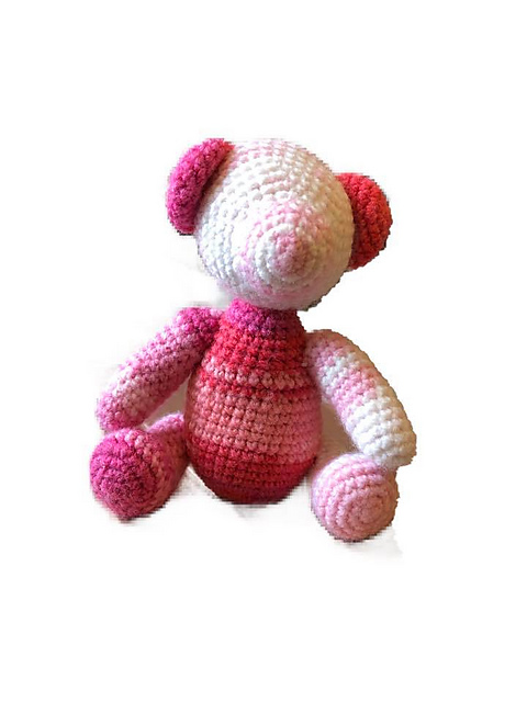 Small crochet teddy