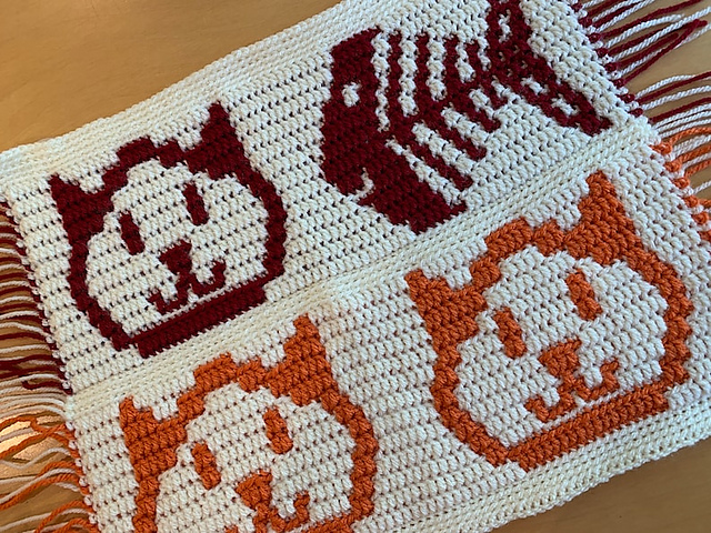 Here Kitty Kitty Overlay Mosaic Crochet Motifs