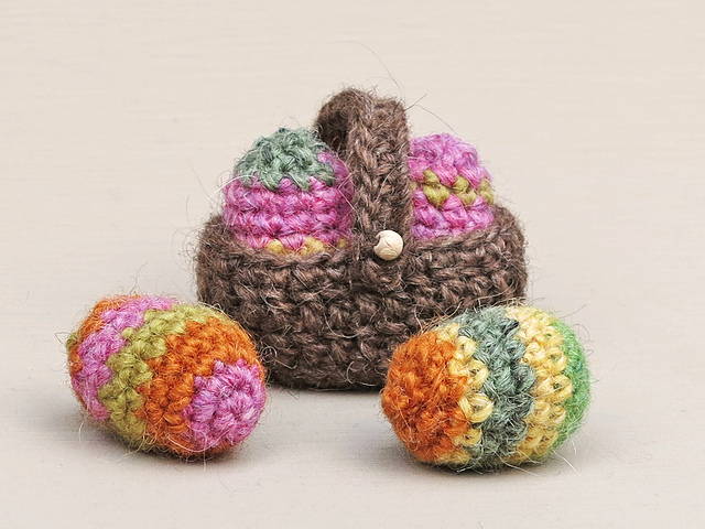Easter eggs & basket