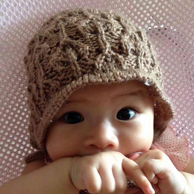 Mori Hikari Baby Bonnet