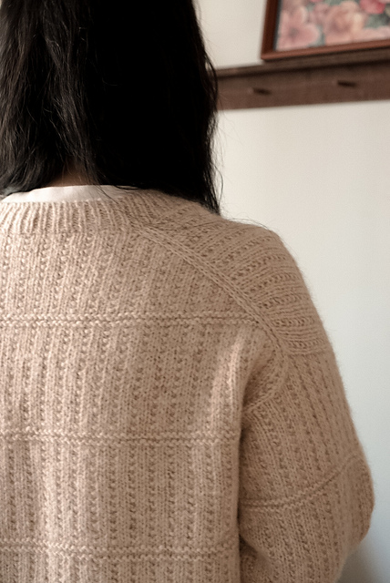 Ravelry: Ridge Rib Sweater pattern by Manmi Choi