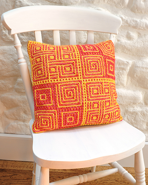 Mingled Motifs cushion cover