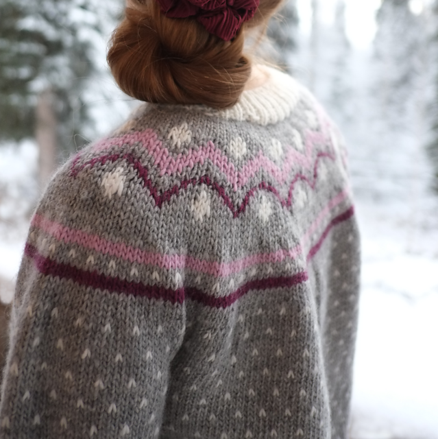 Ravelry: Rose Frost Sweater pattern by Sophia Minakais