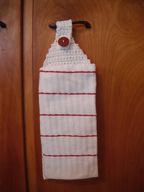 Crocheted Hand Towel Tutorial