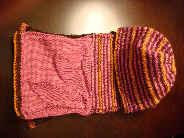 Floral Relief Scarf