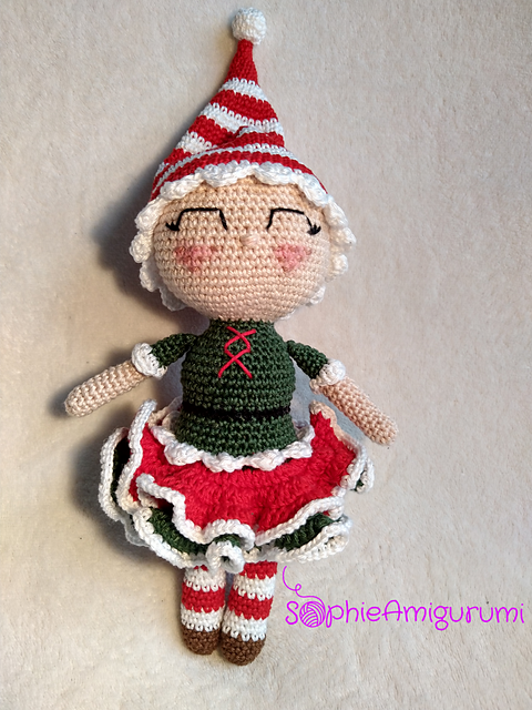 Sophie's dolls- Christmas doll
