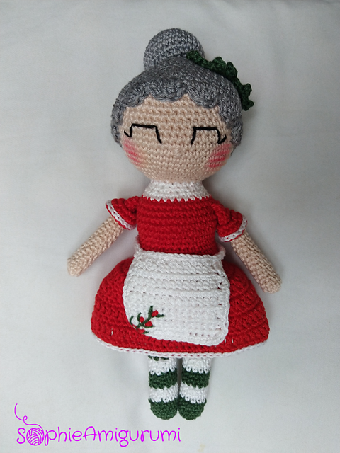 Sophie's dolls- Mrs. Santa Claus