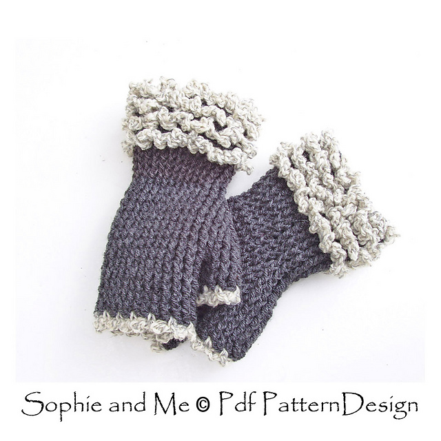 Fingerless Fur Gloves