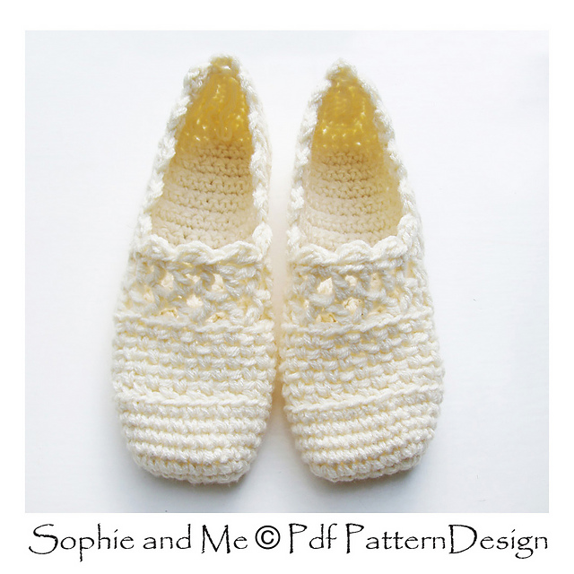 Lacy Wool Slippers
