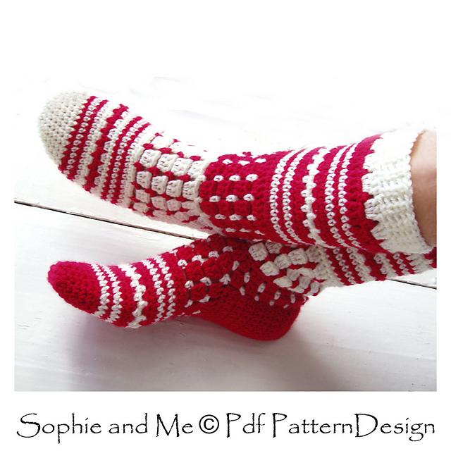 Norwegian style Tall Socks