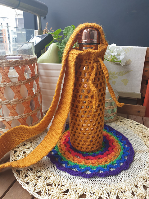Water Bottle Bag Over Shoulder