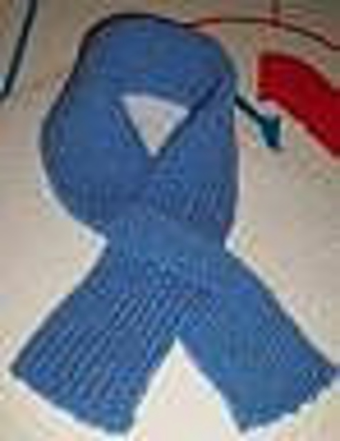 Ribbon Scarf-for knitting board