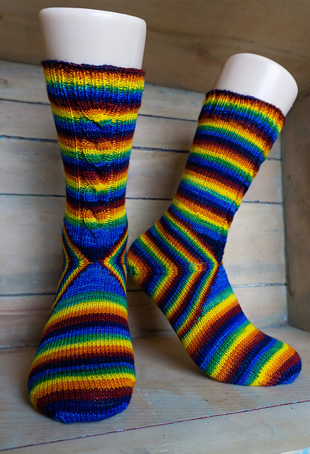 The Cheshire Cat Socks