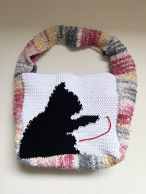 Cats And Yarn Bag