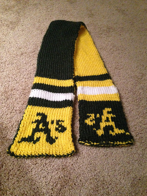 Oakland Athletics Scarf