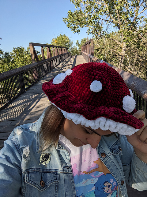 Mushroom Amagarumi Hat