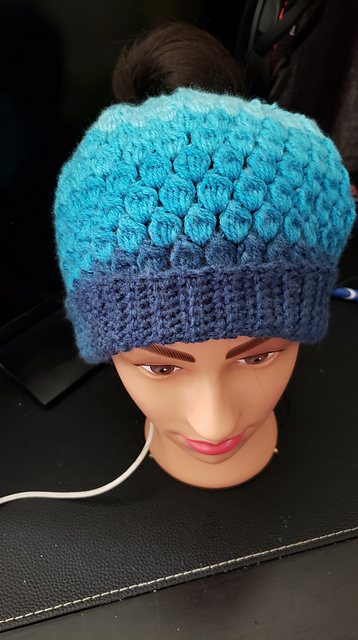Mystic Scales Messy Bun Hat