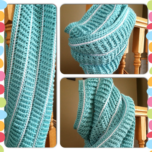 Ridged Infinity Scarf