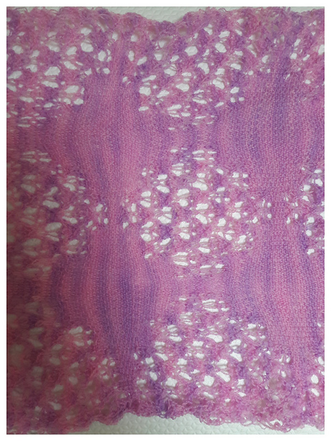 Linen and Lace Scarf