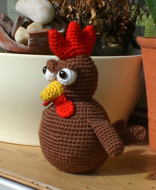 Brown chicken