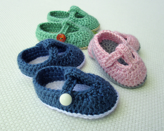 T-Strap Mary Janes Baby Booties