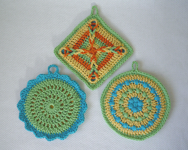 Colorful Pot Holder Set