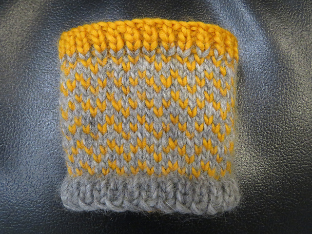 Chevron Coffee Cup Cozy