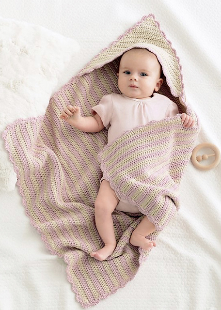 # 16 Zarte Babydecke in Pastellfarben