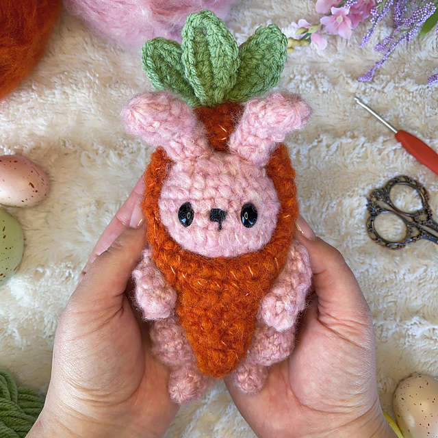 Bunny in a Carrot Costume