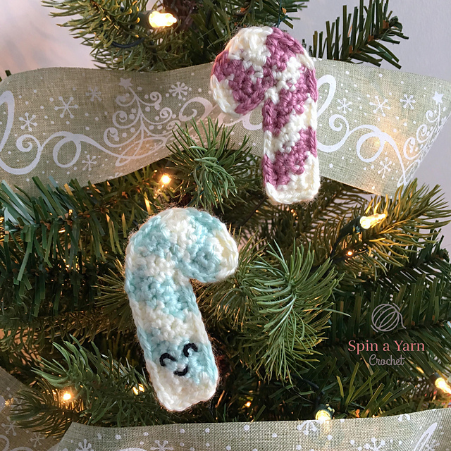 Vintage Candy Cane Ornament
