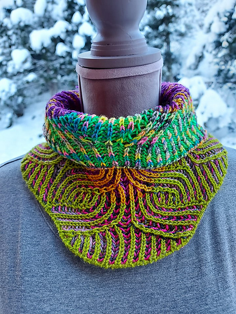 Fjellbekk Hals | Mountain Creek Cowl