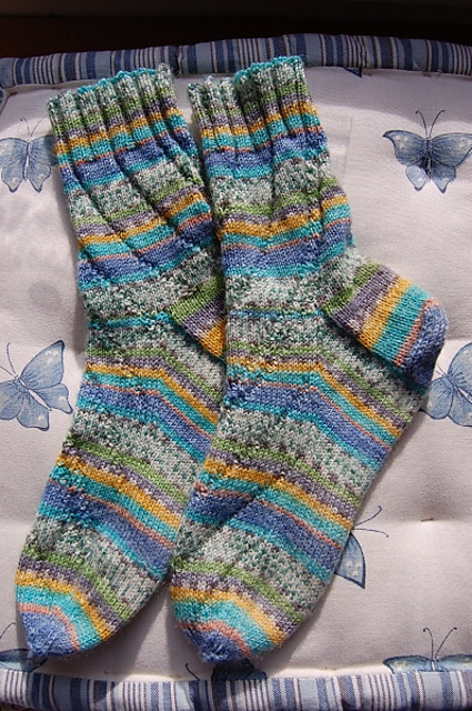 Diagonal Stripes Socks