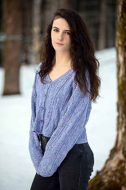 Ravelry: Lace Cardigan pattern by Karen Connor