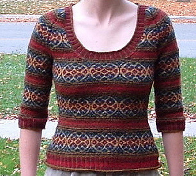Autumn Rose Pullover