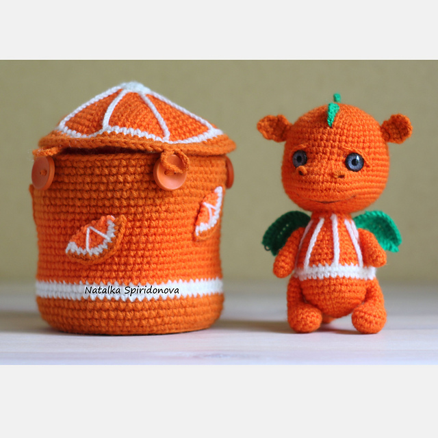 Orange dragon