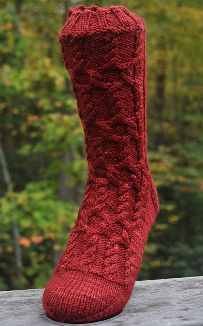 Twisted Cables Socks