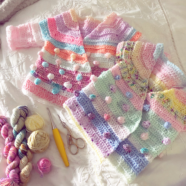 Pom Wrap Cardi