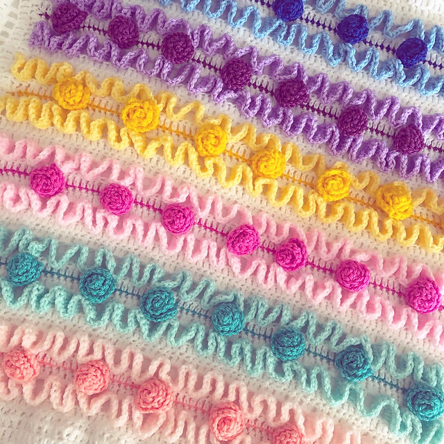 Ruffles & Roses Blanket