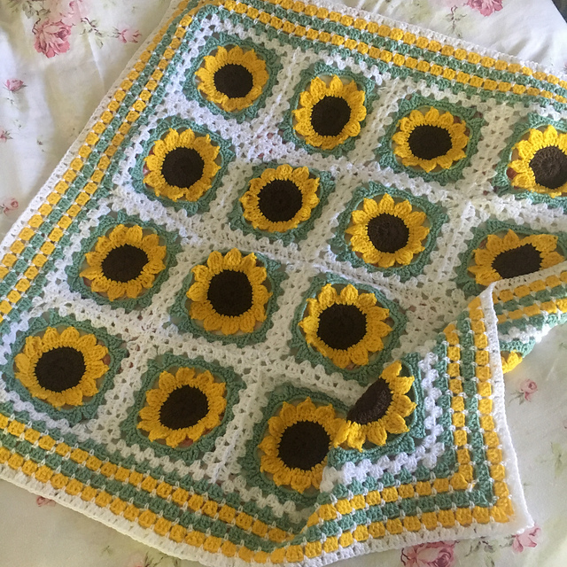 Sunflower blanket