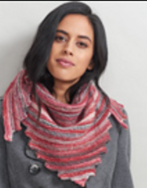 #3 Garter Peak Edge Shawl