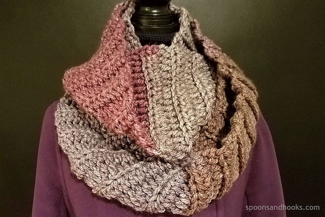 One “Tea Cake” Infinity Scarf